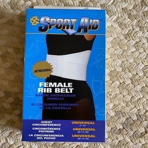 Sport Aid Female Rib Belt White